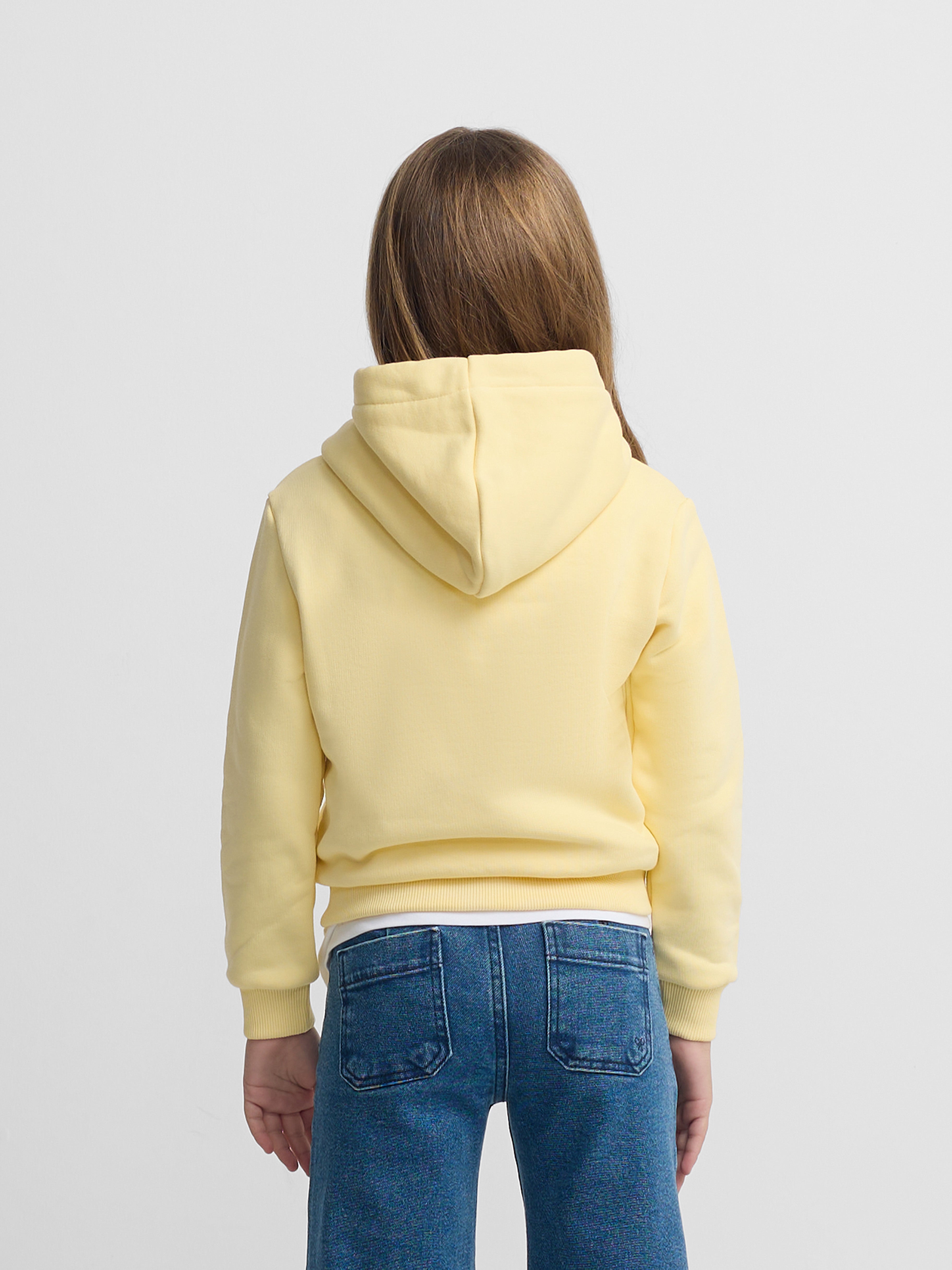 Sudadera girl raquetas multicolor amarilla