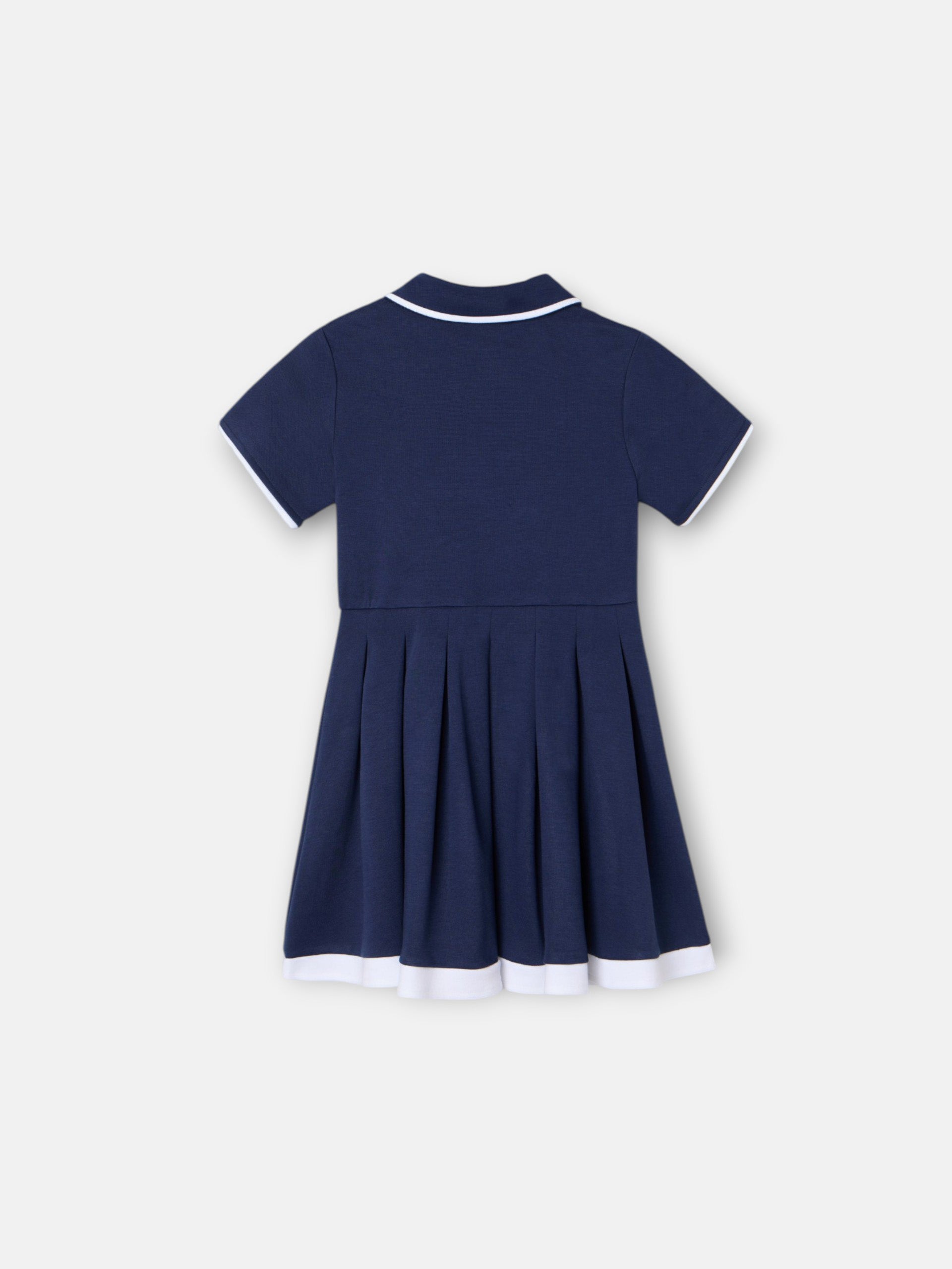 Vestido girl punto azul marino