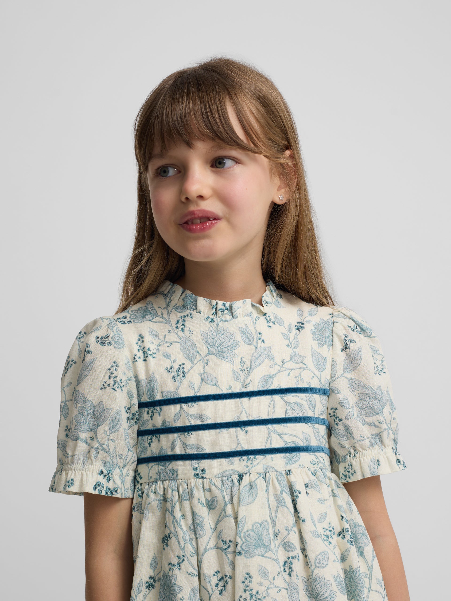 Vestido girl vestir estampado celestes