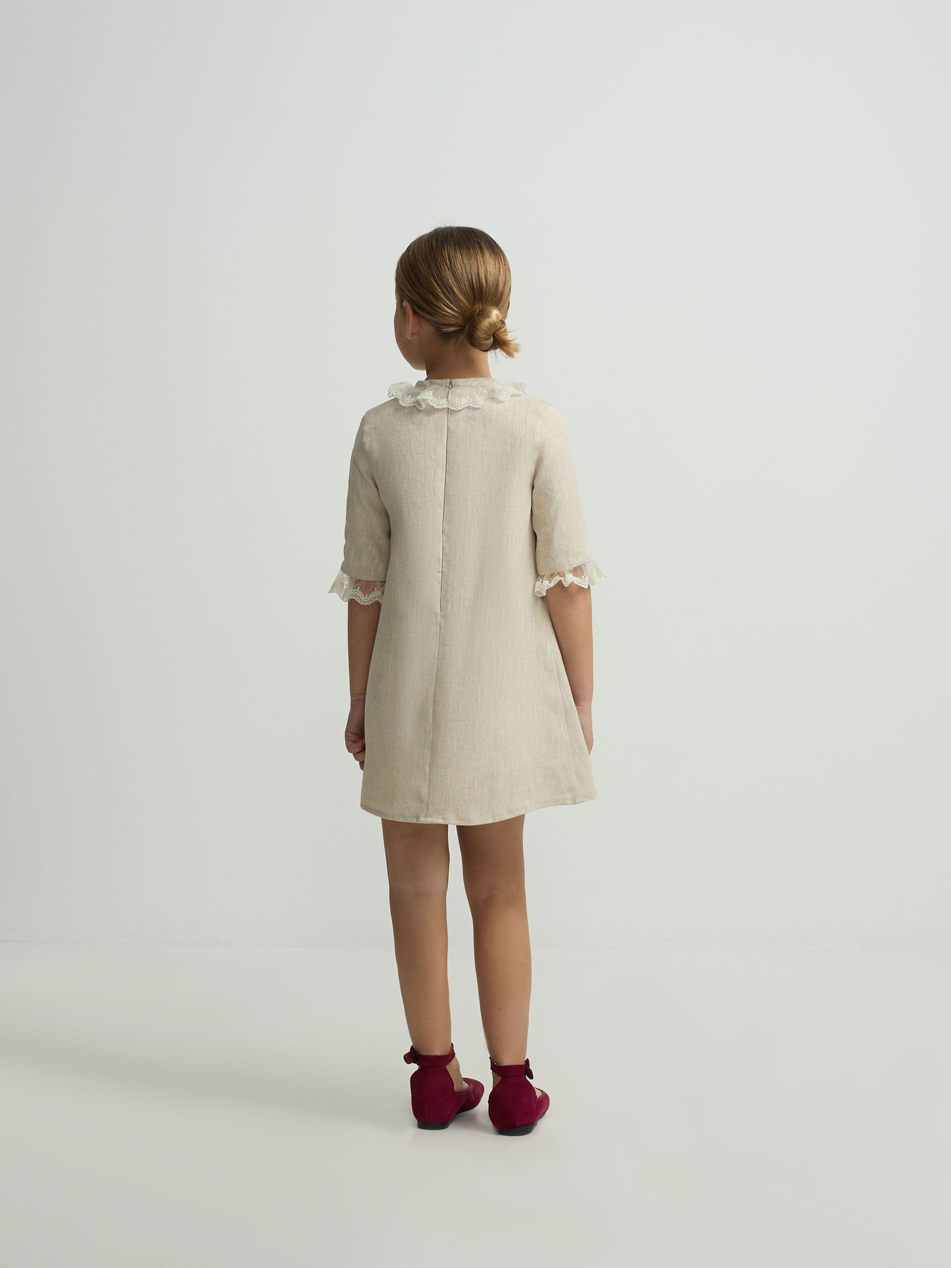 Vestido girl vestir beige