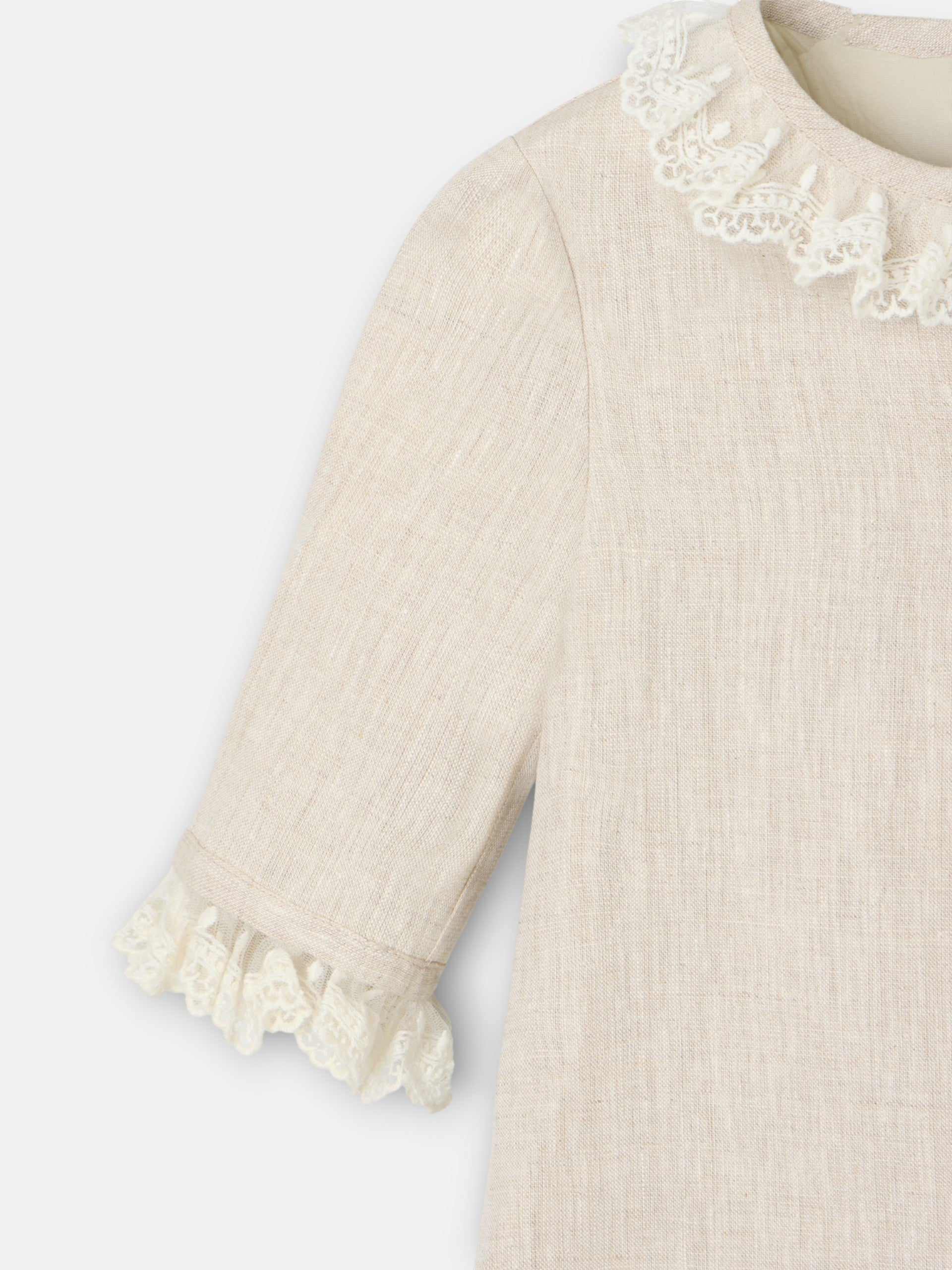 Vestido girl vestir beige