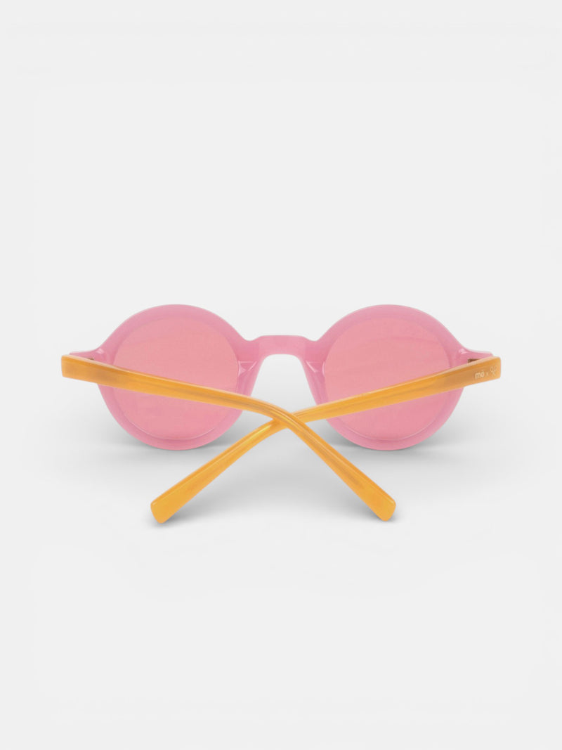 MOXSILBON morgana pink and orange sunglasses