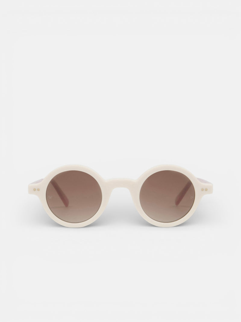 MOXSILBON morgana cream and pink sunglasses