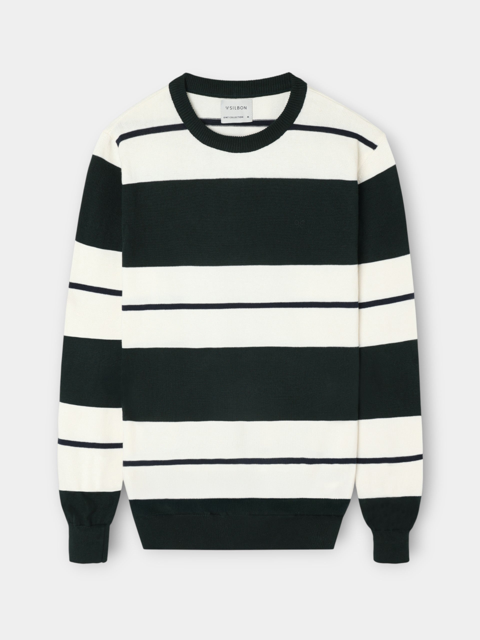 Camisola SB riscas largas verde