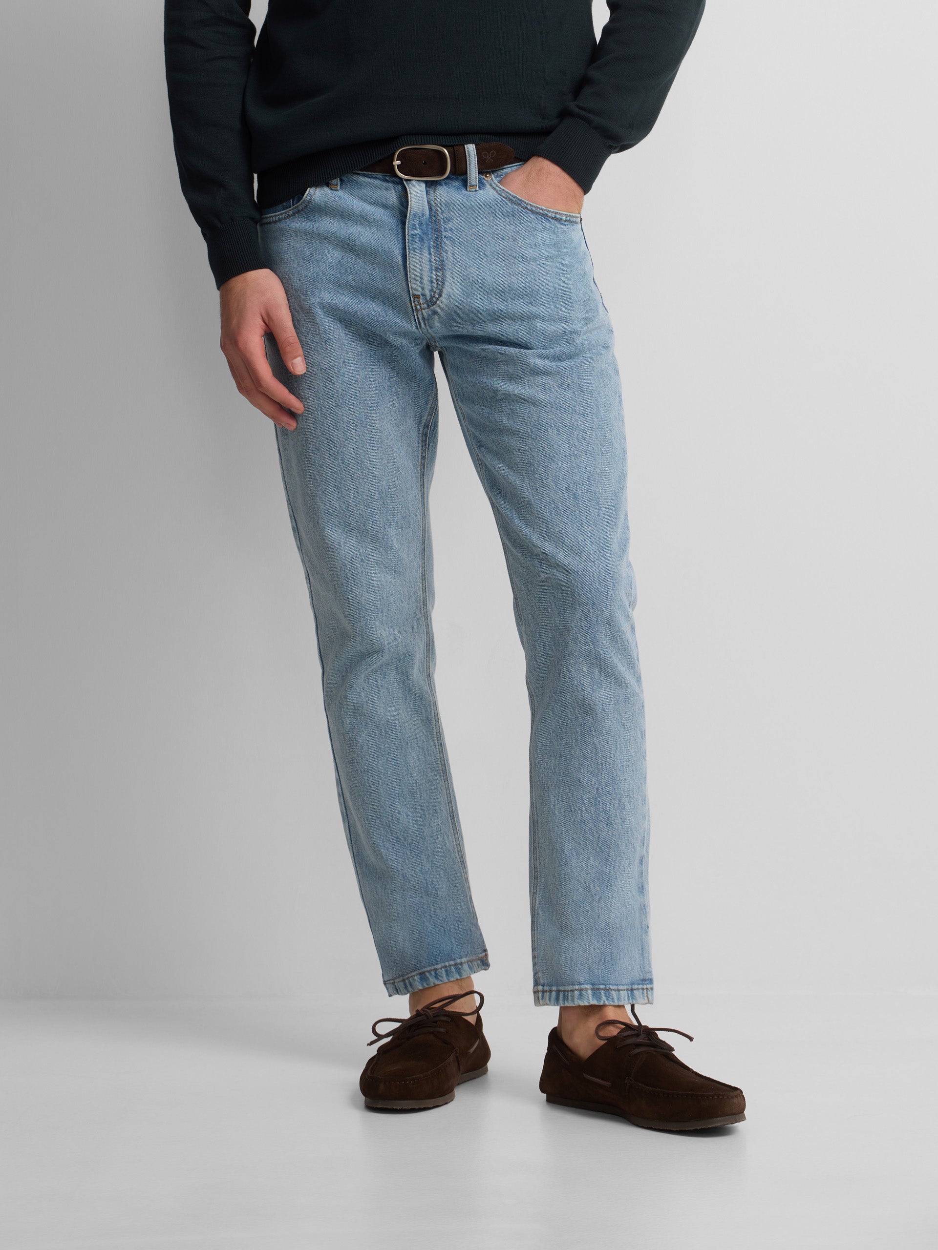 Pantalon sport denim cruise azul medio