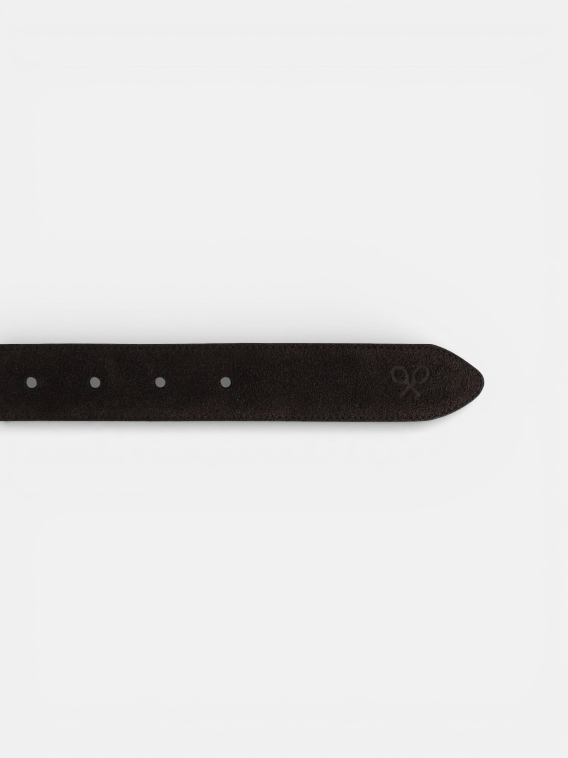Ceinture cruise en daim marron