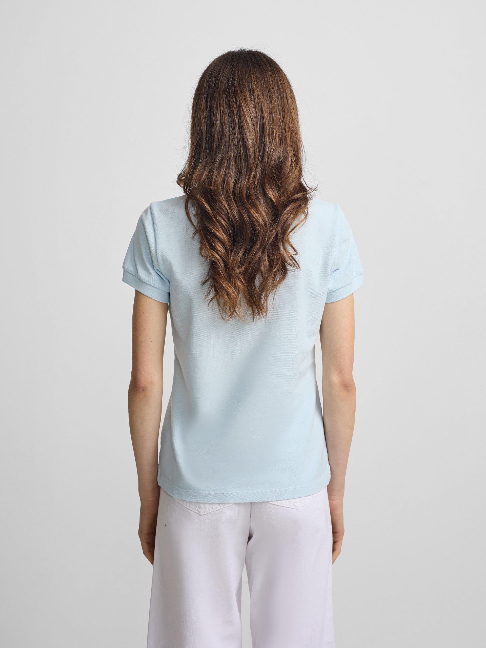 Classic light blue women's polo