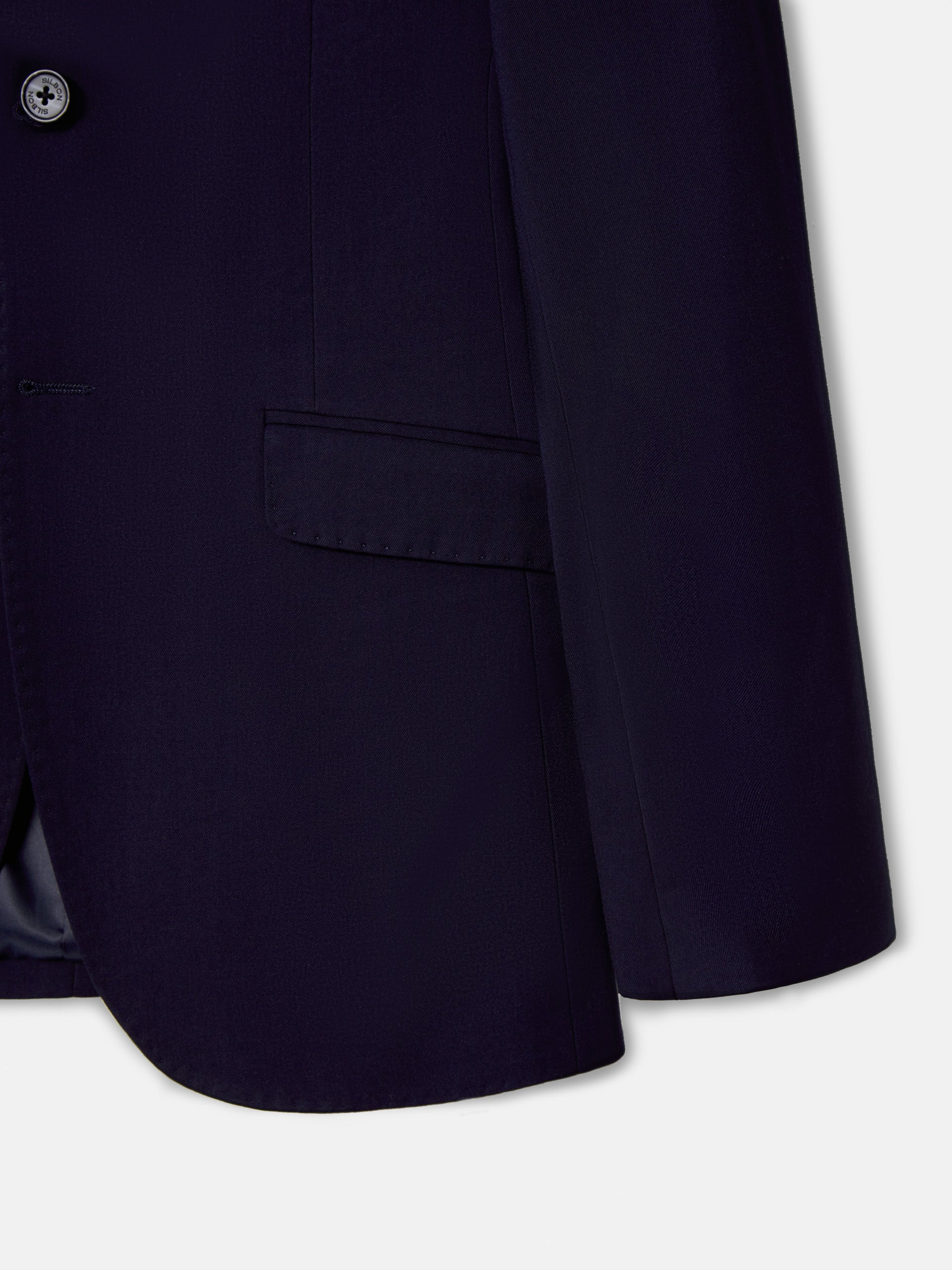 Essential navy blue suit jacket