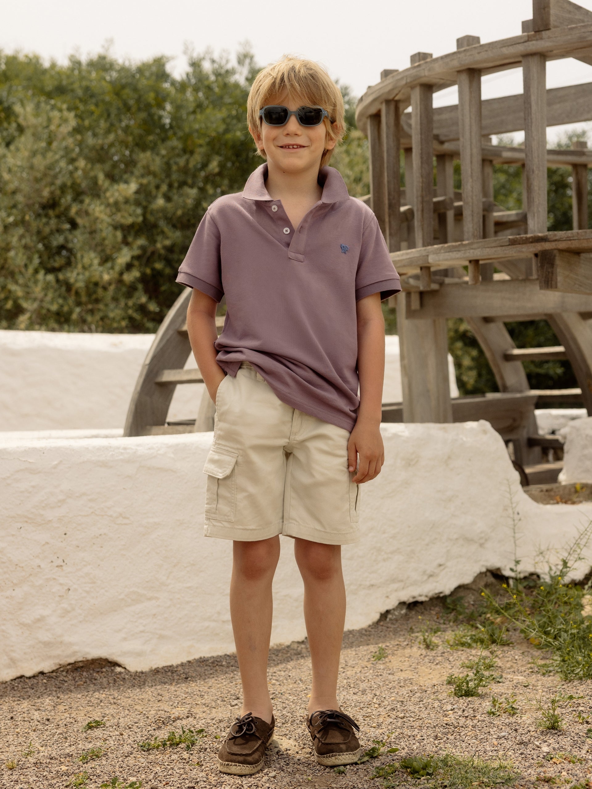 Bermuda kids cargo piedra