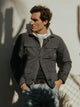 Cruise navy blue overshirt with pockets