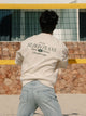 Sudadera relaxed fit plans crema