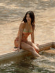 Bañador estampado cachemir naranjas