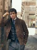 Chaqueta piel Harrington Unique marron