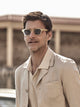 MOxSILBON Unique yellow sunglasses