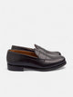 Zapato penny piel negro