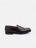 Chaussure penny en cuir noir