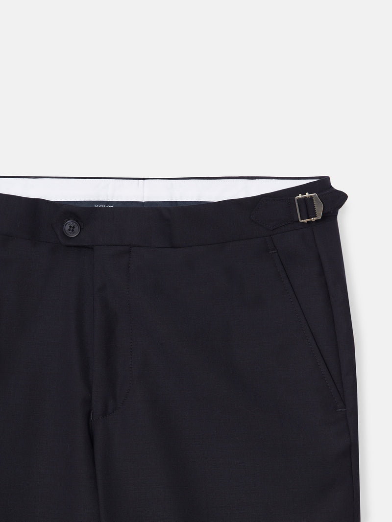Pantalon chaque stretch bleu marine