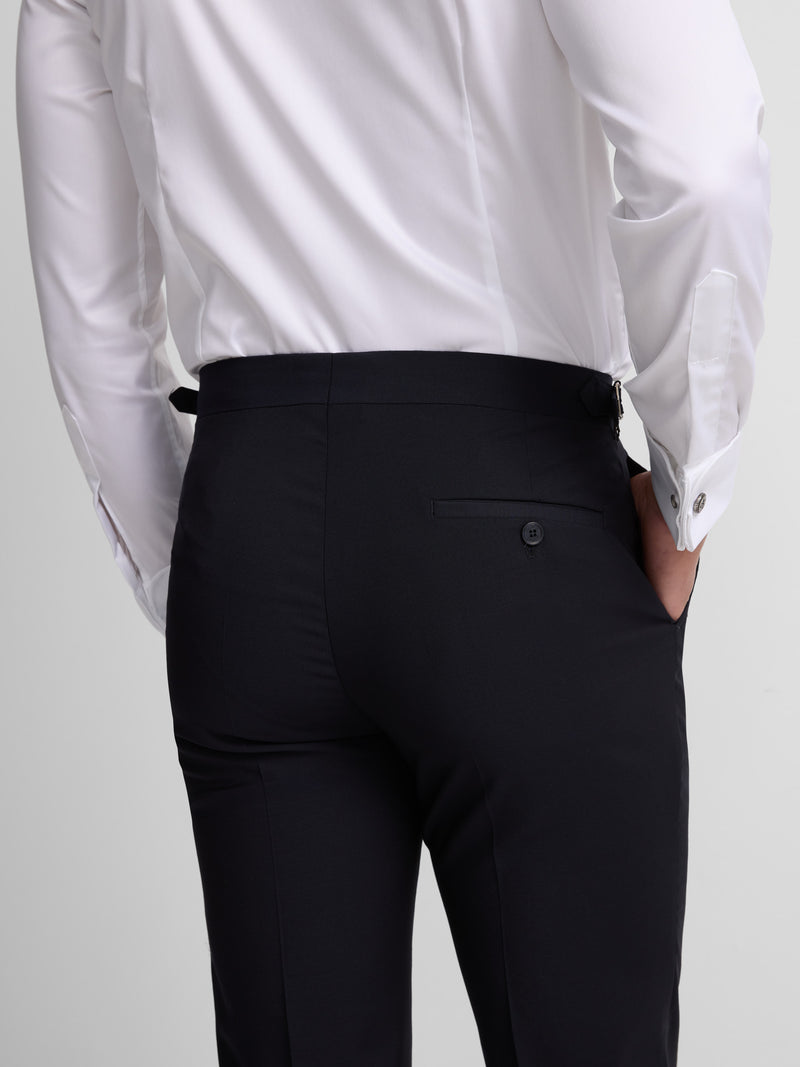 Pantalon chaque stretch bleu marine