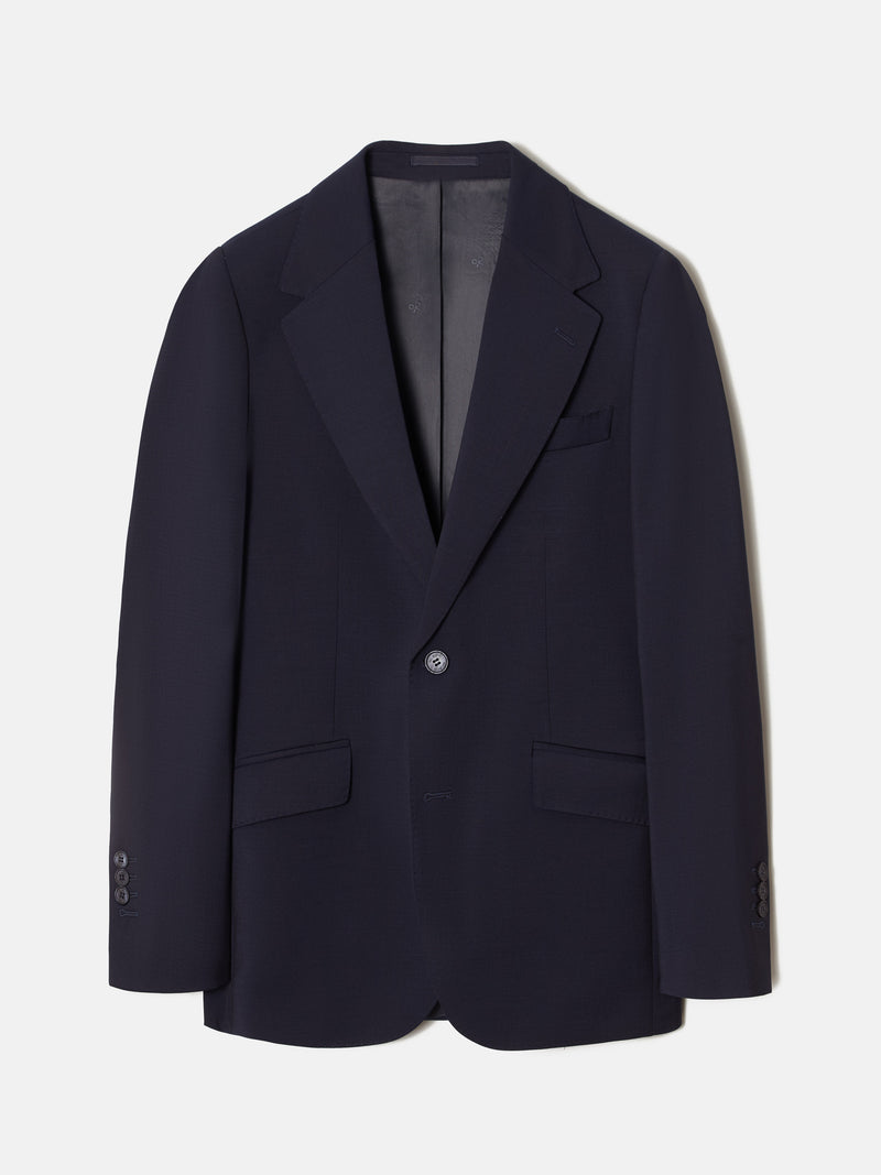Light blue natural stretch suit jacket