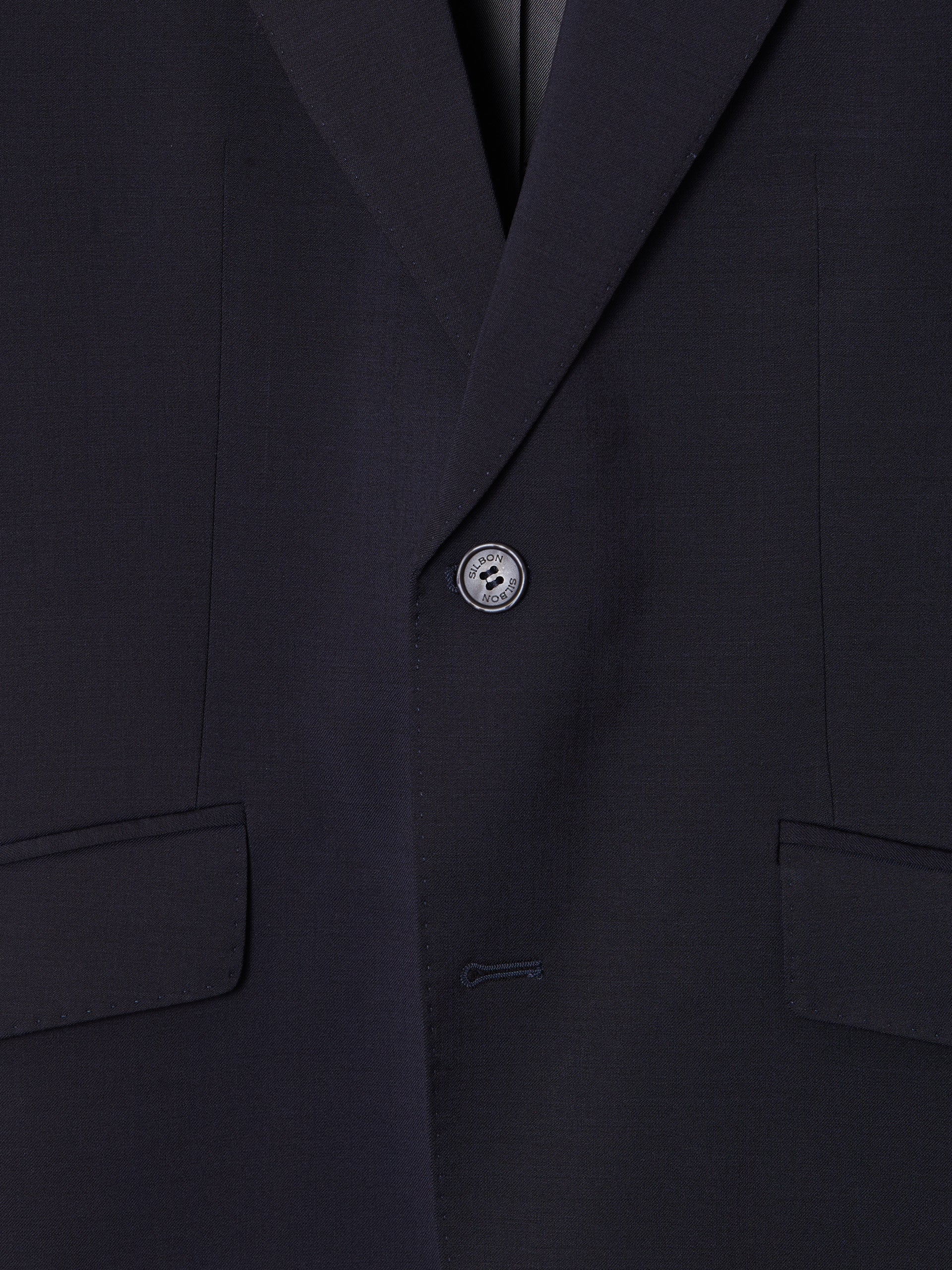 Light blue natural stretch suit jacket