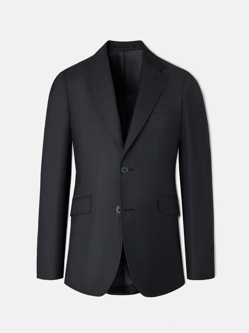 Veste de costume œil de perdrix gris