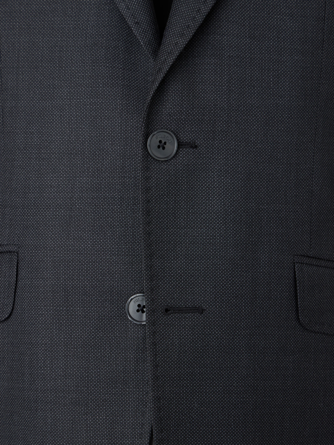 Veste de costume œil de perdrix gris