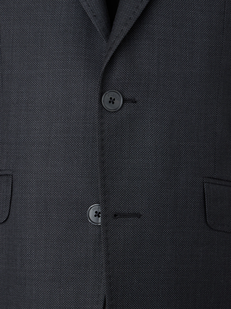 Veste de costume œil de perdrix gris