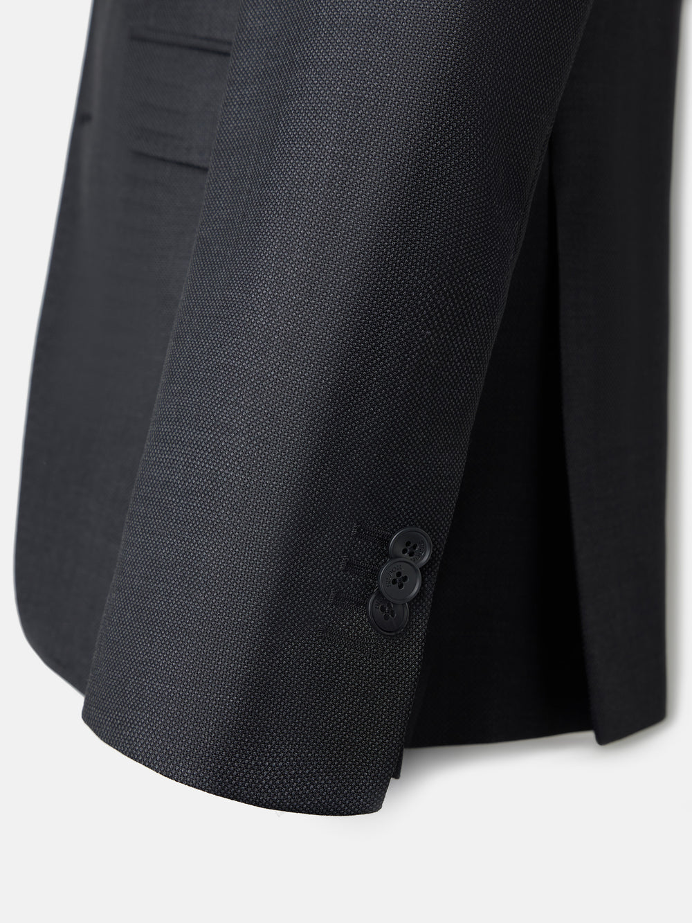 Grey birdseye suit jacket