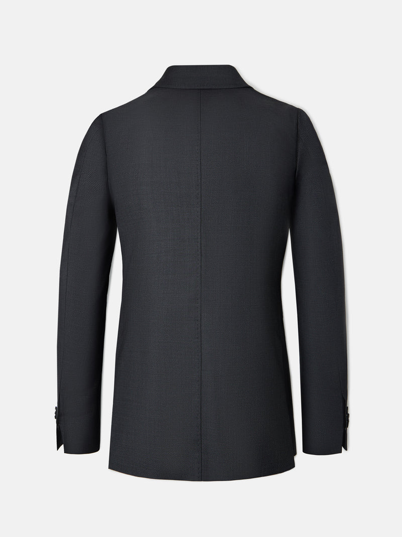 Veste de costume œil de perdrix gris