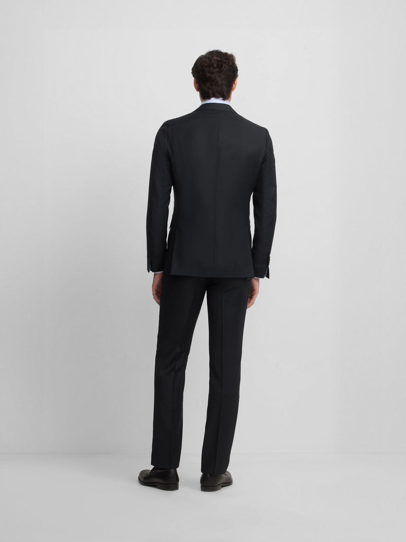 Veste de costume œil de perdrix gris