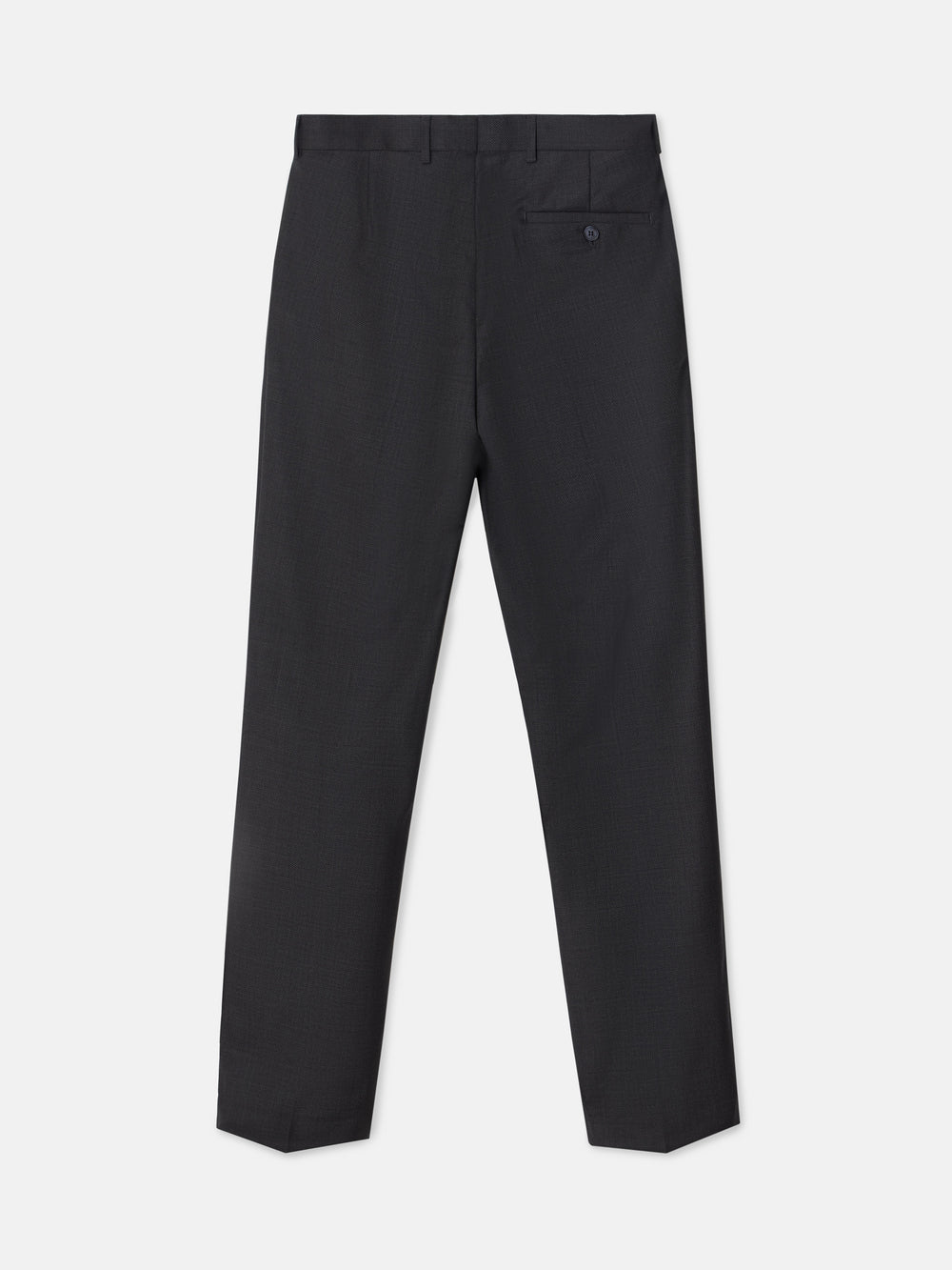 Grey birdseye suit trousers
