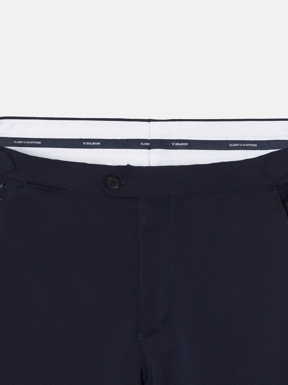Pantalon chaque stretch bleu clair