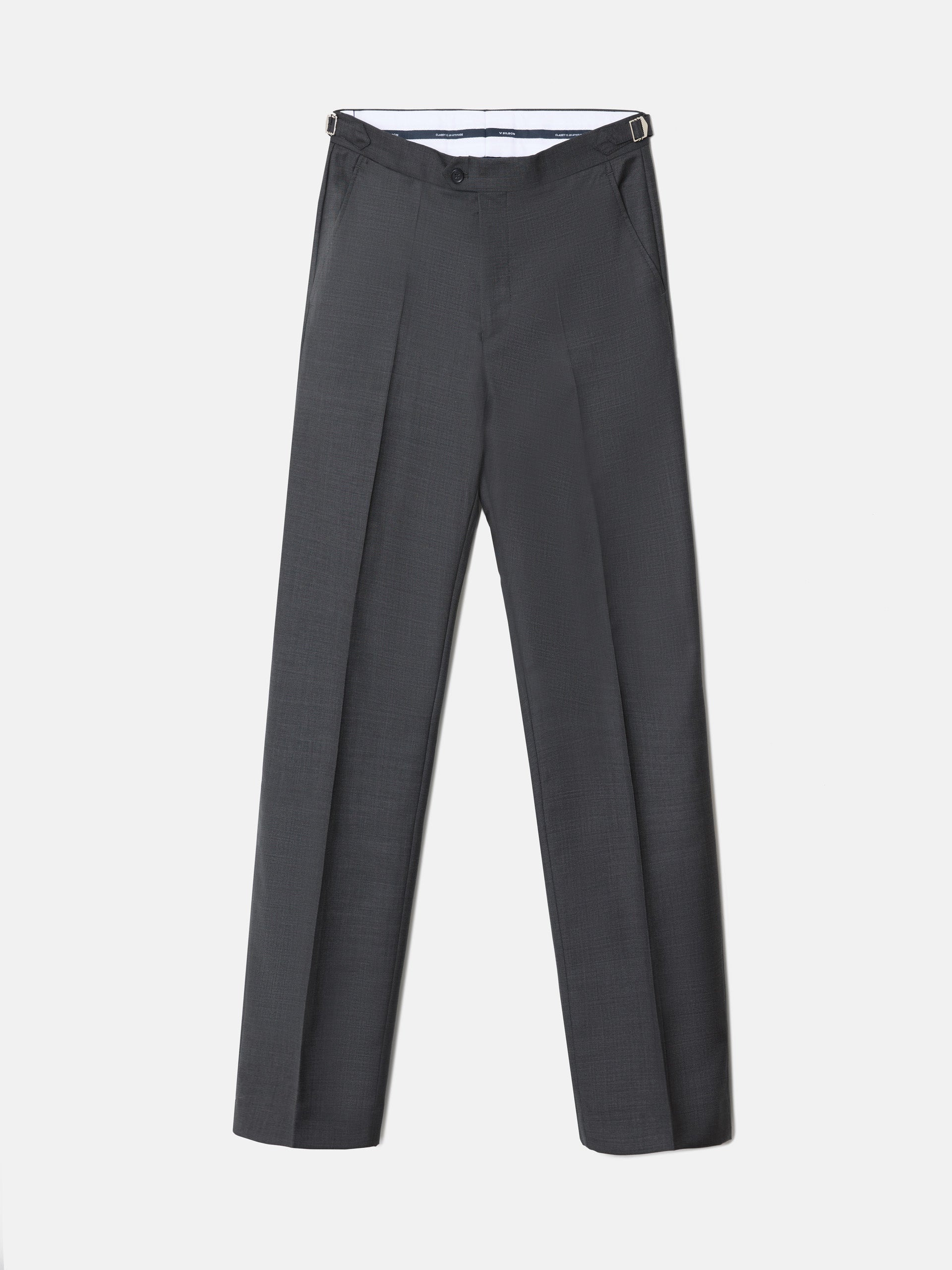 Pantalon chaque stretch gris