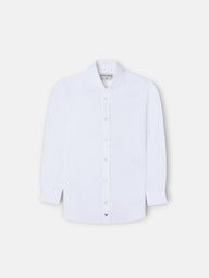 Chemise habillée enfant à poignets simples blanche