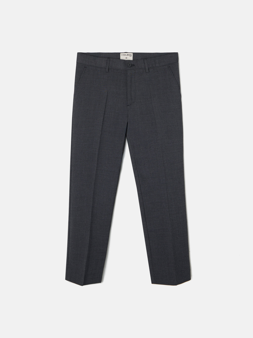 Pantalon habillé classique gris enfant
