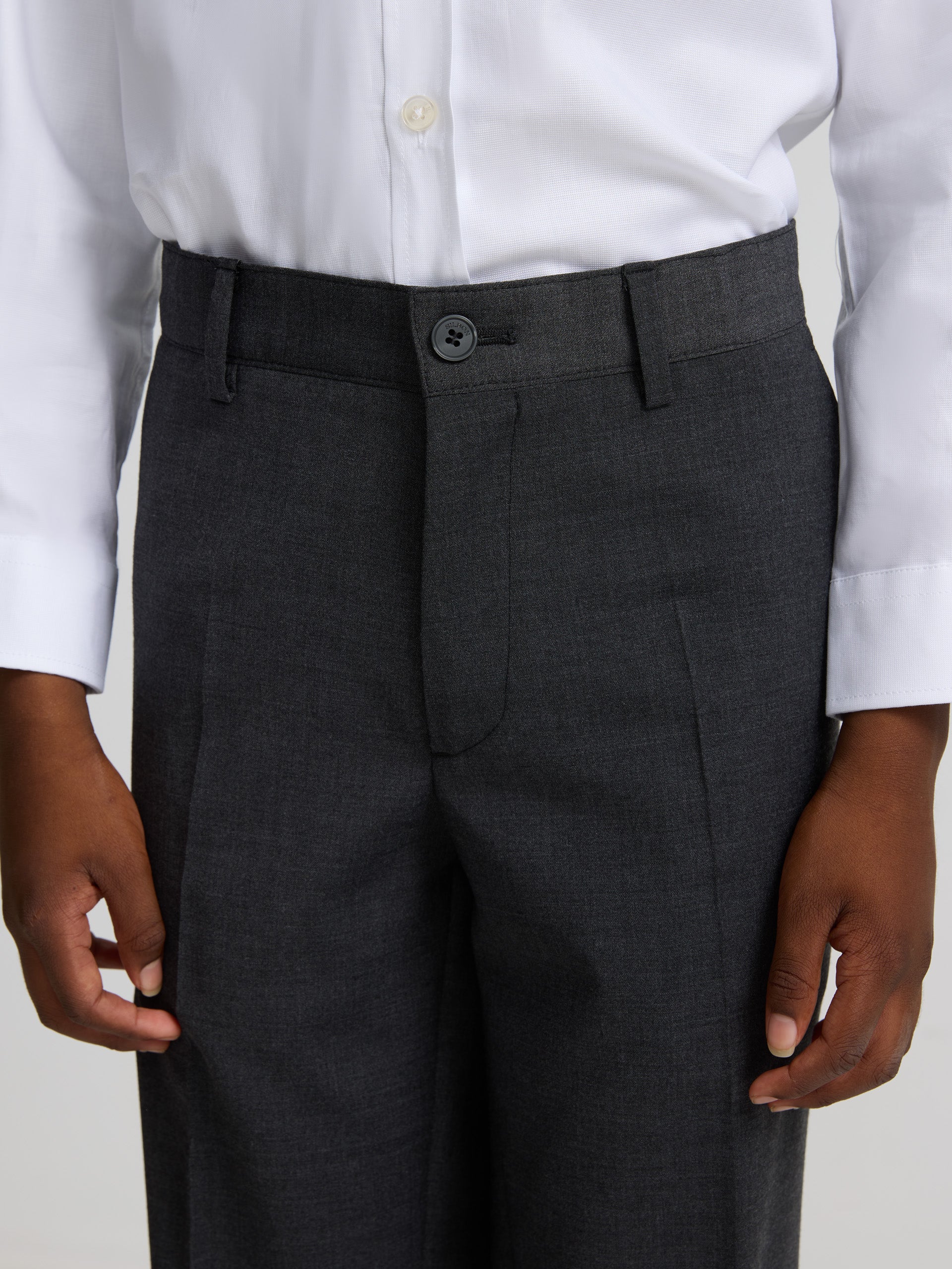 Pantalon vestir kids clasico gris