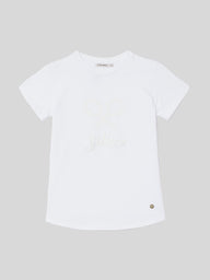 T-shirt femme classique blanche