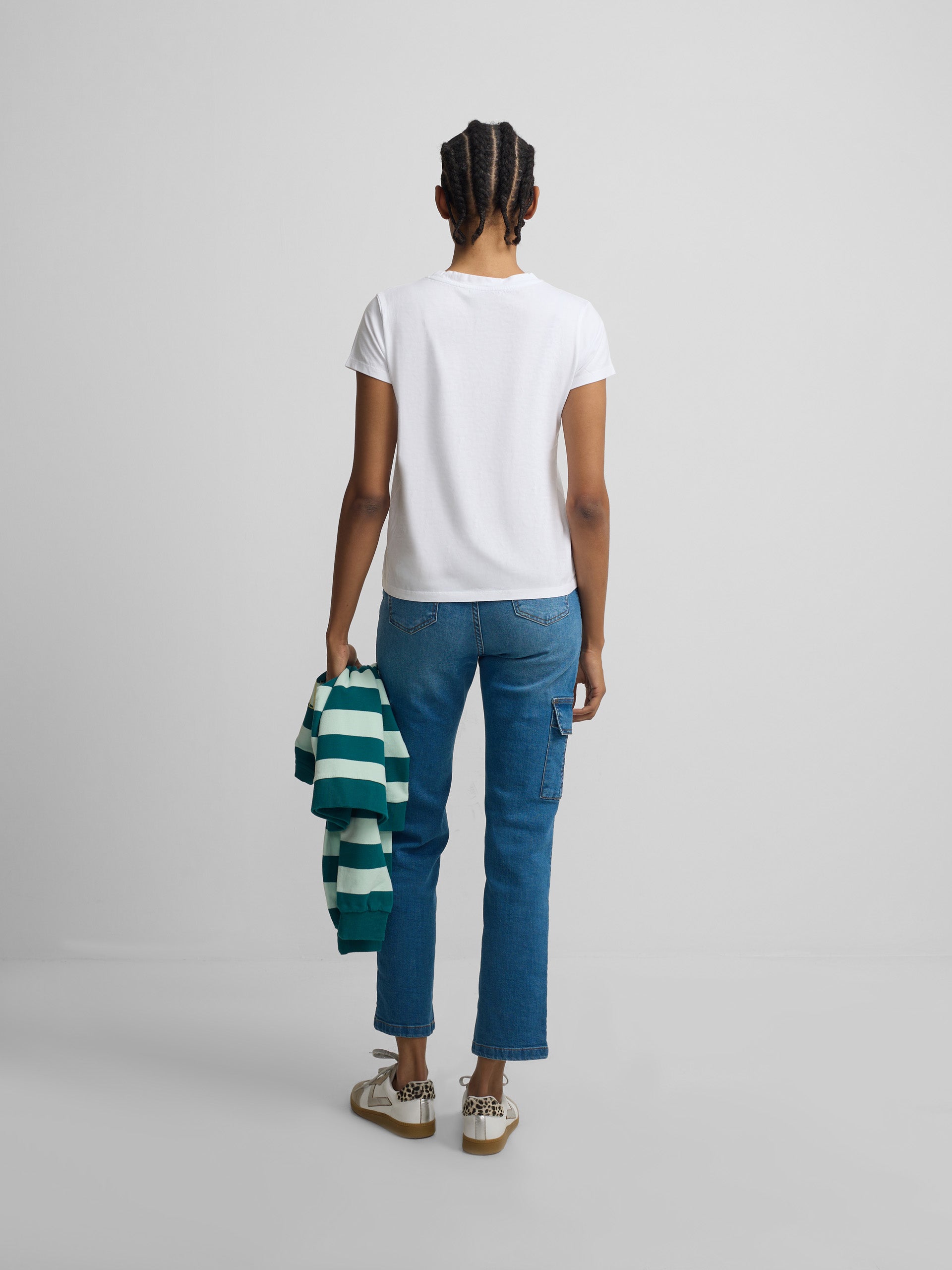 T-shirt femme classique blanche