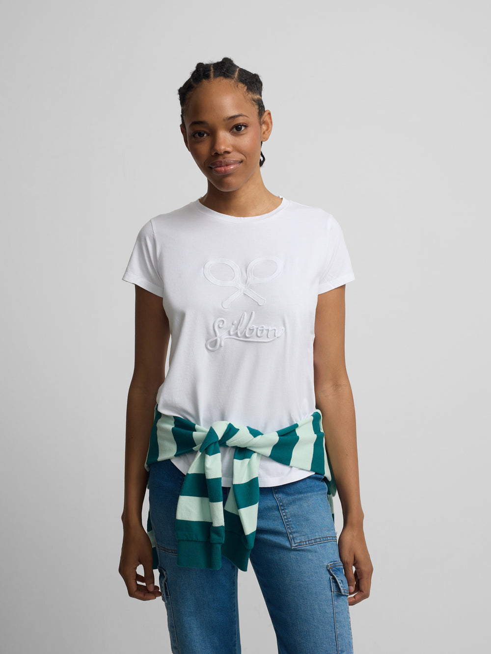 T-shirt femme classique blanche