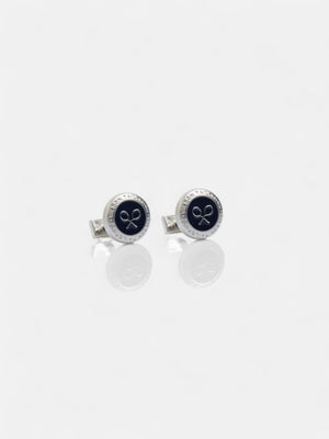 Bouton de manchette cercle tailoring marine
