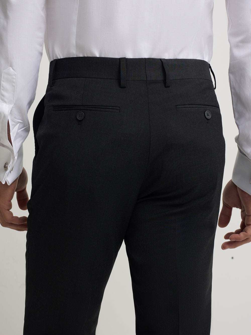 Pantalon de costume classique gris foncé