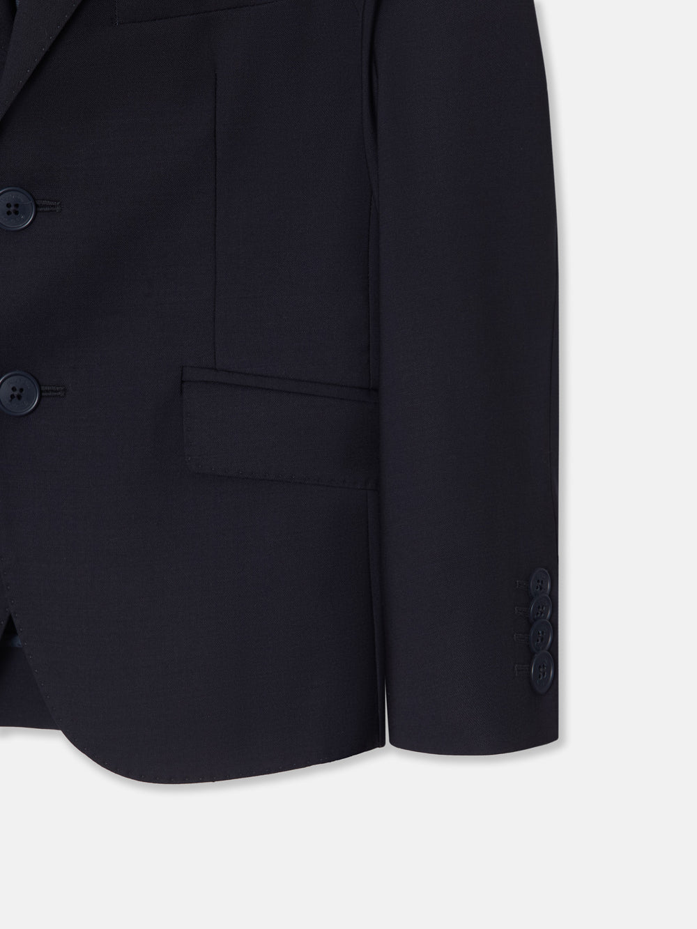 Veste blazer classique enfant bleu marine