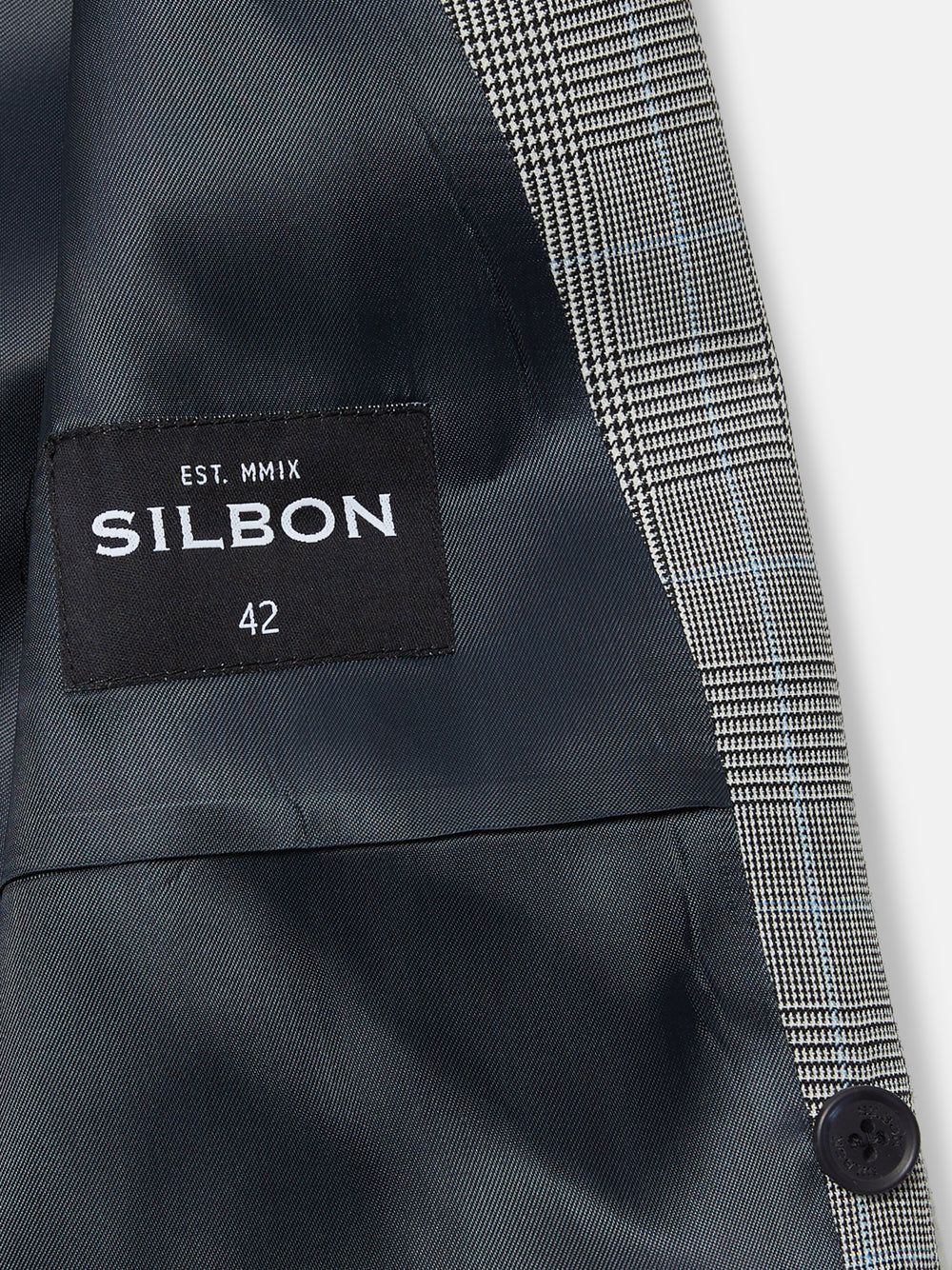Chaleco chaque silbon principe de gales gris