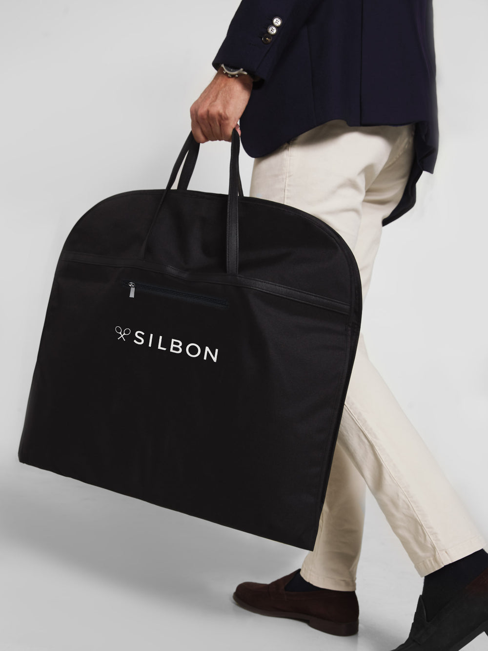 Black garment bag