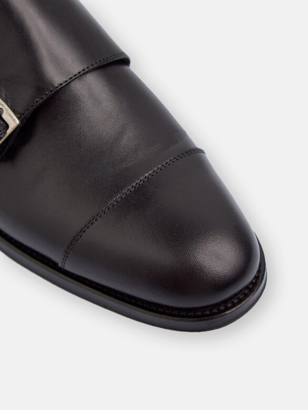 Zapato vestir monkstrap piel negro