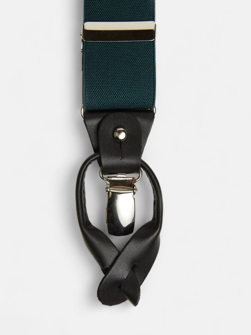 Tirante silbon verde liso