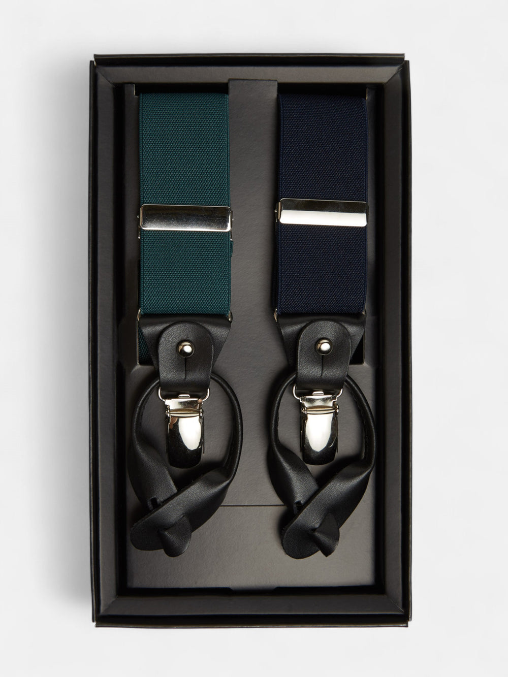 Silbon multicolor suspenders
