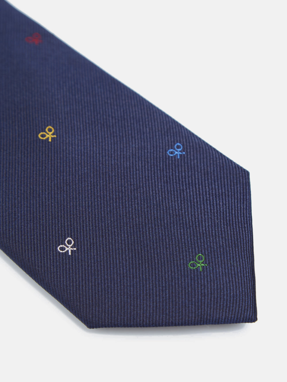 Gravata Silbon motivos raquetes multicolor