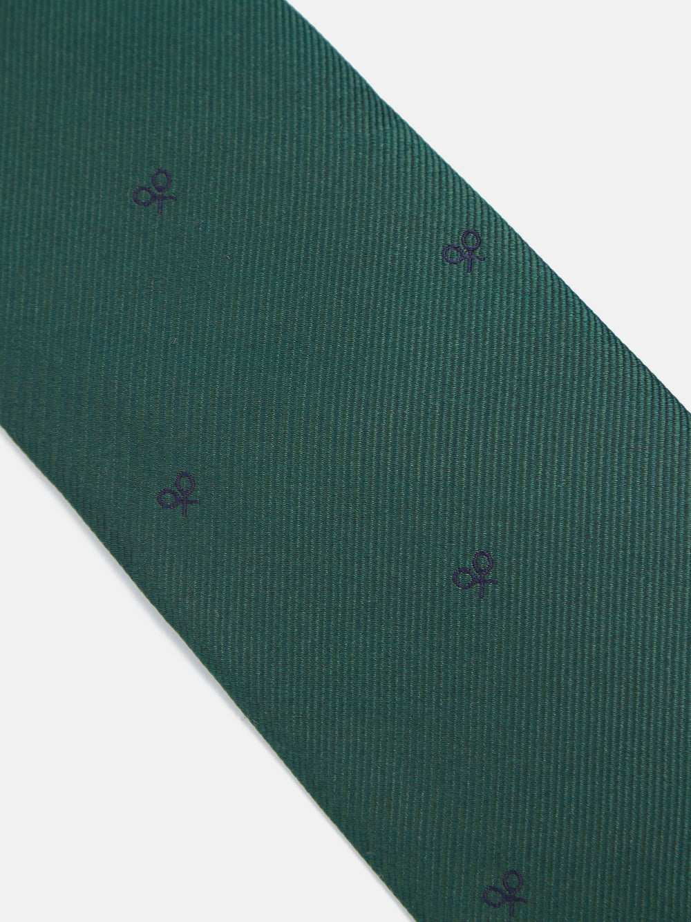 Gravata Silbon motivos raquetes verde