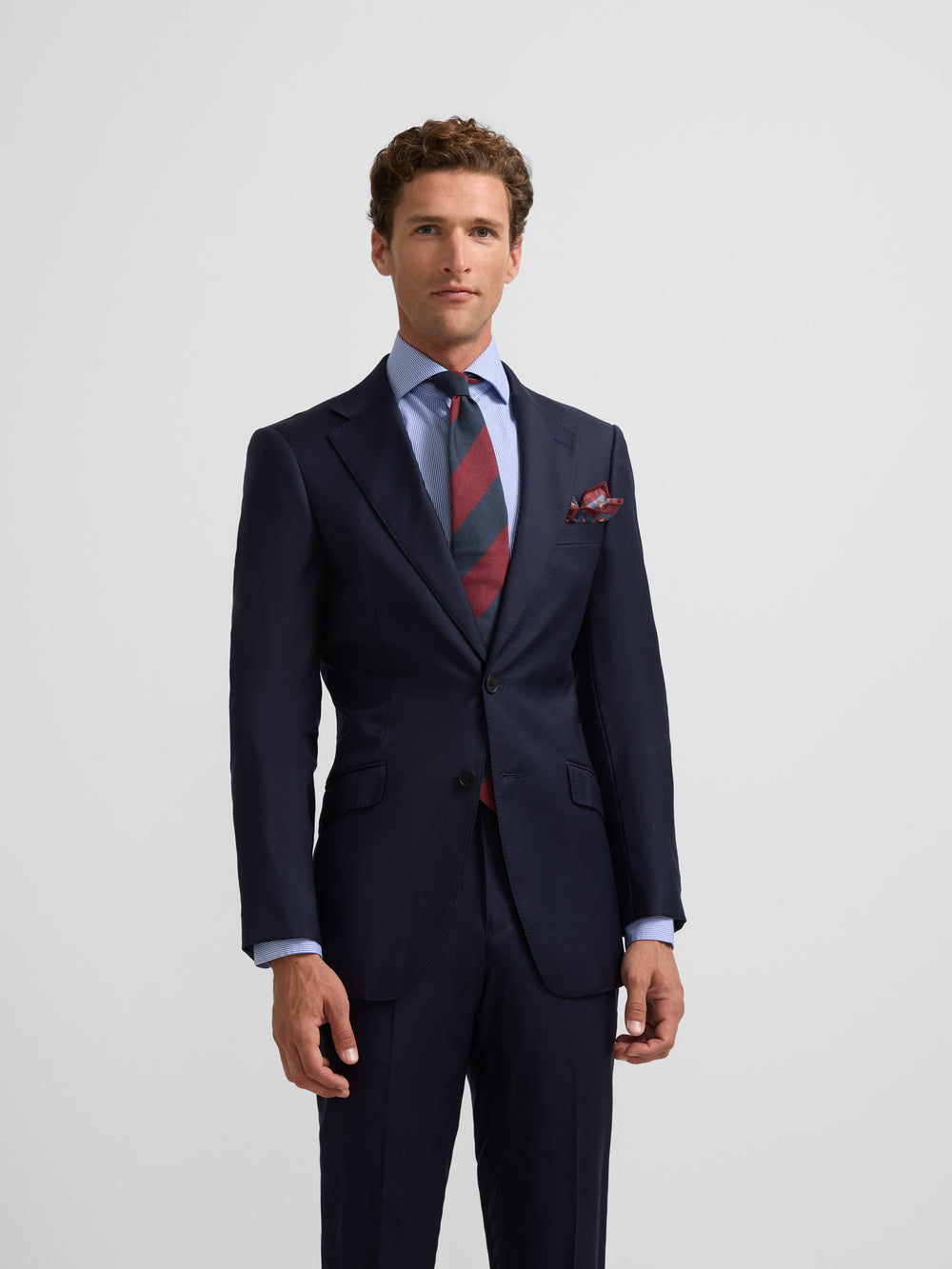 Americana traje essential azul medio